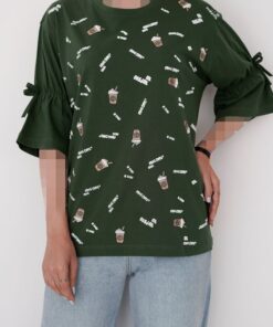 تیشرت آستین چیندار طراوت